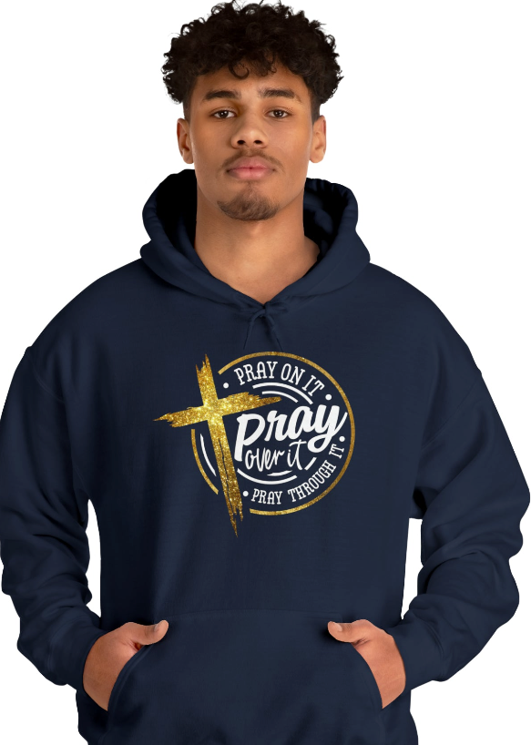 Pray on it Unisex Heavy Blend™ Hooded Sweatshirt