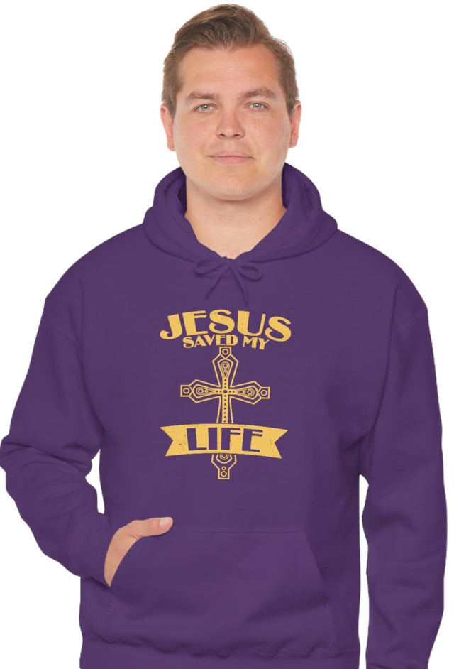 Jesus Saved My Life Christian  Sweatshirt