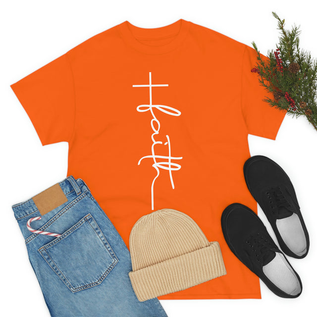 Faith  Heavy Cotton Christian T-Shirt