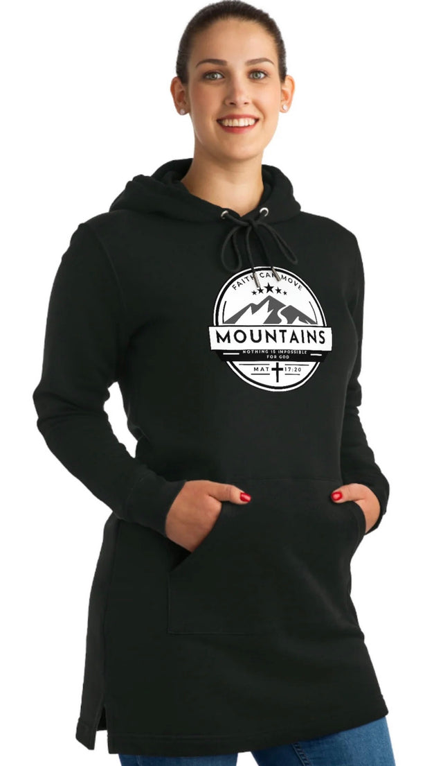 Faith Can Move Mountains Streeter Hoodie Dress