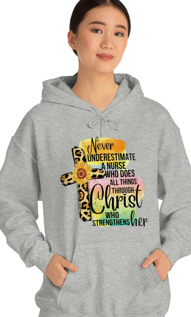 A Nurse Christian Blend™ Hooded Sweatshirt