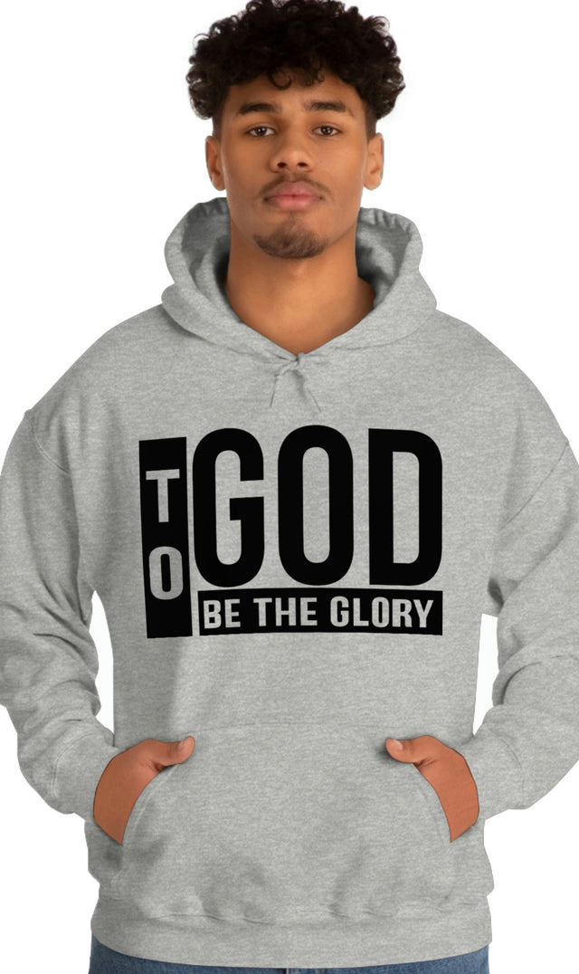 To God be the Glory Christian Hooded Sweatshirt