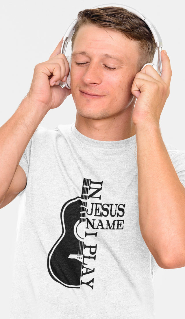 In Jesus name I play  Christian T shirt
