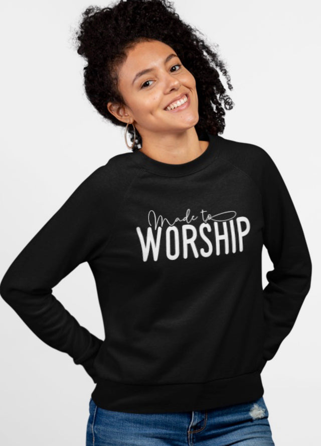 Made to Worship Crewneck Christian Sweatshirt