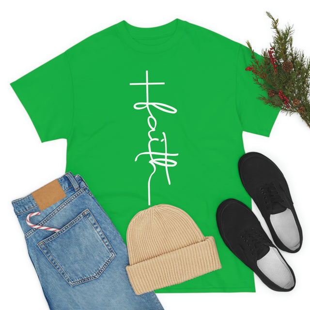 Faith  Heavy Cotton Christian T-Shirt